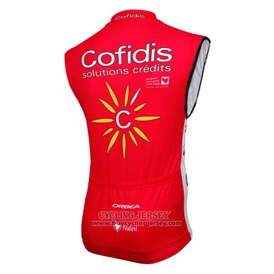 2016 Wind Vest Cofidis Yellow And Red